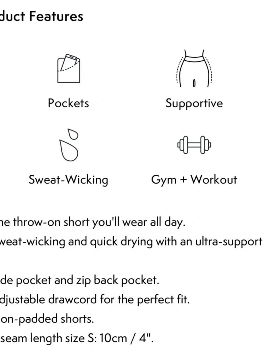Sweaty Betty Black High-Rise Bike Shorts - Picture 6 of 7